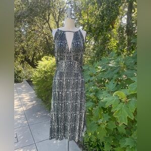 Marc By Marc Jacobs Black and White Midi Dress